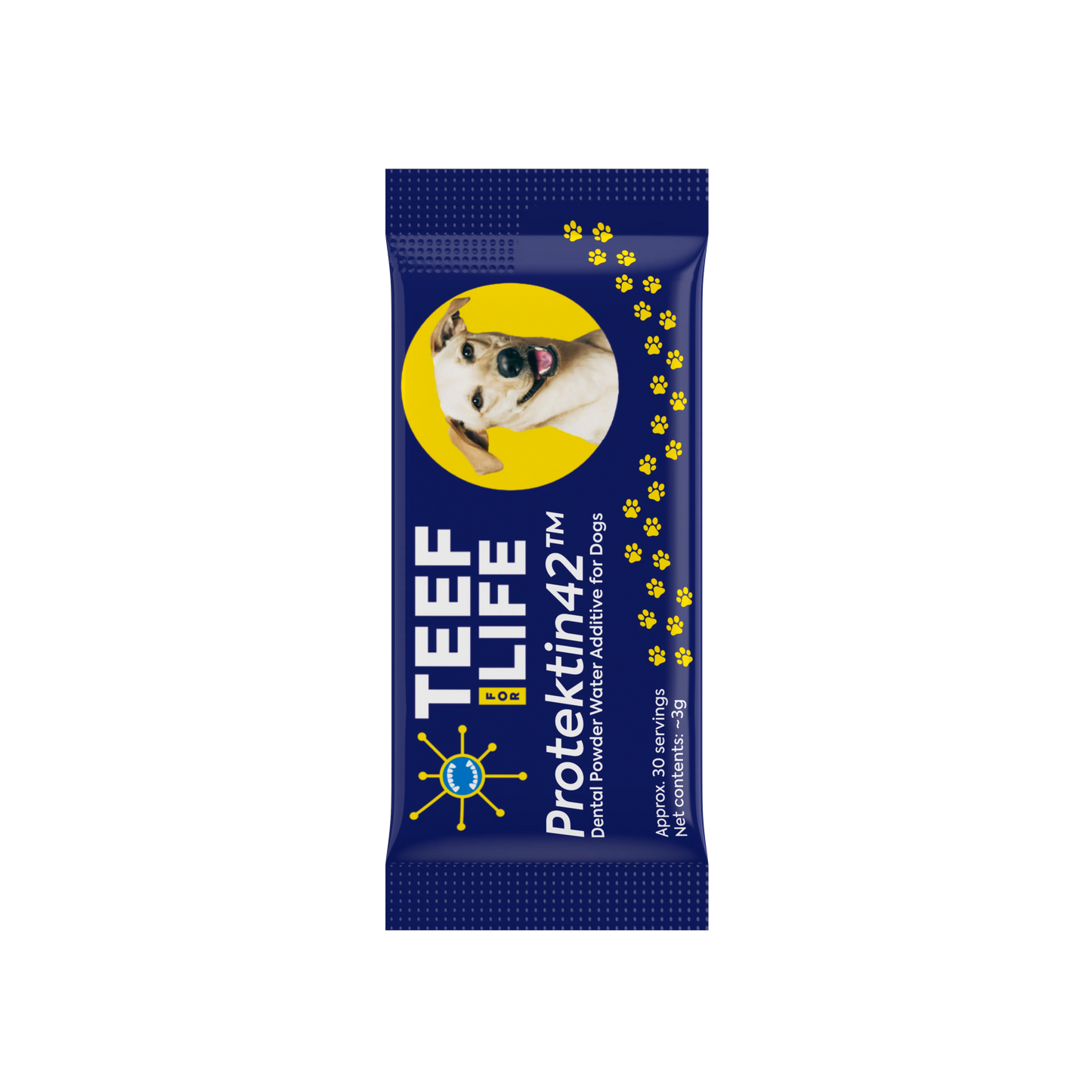 TEEF for Life – Protektin42 Prebiotic Dental Powder for Dogs (Refill Packets)