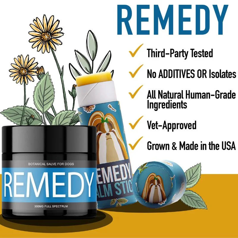 REMEDY by MycoDog – Botanical Salve for Dogs (Lumps, Bumps & Irritated Skin) 2 oz Jar