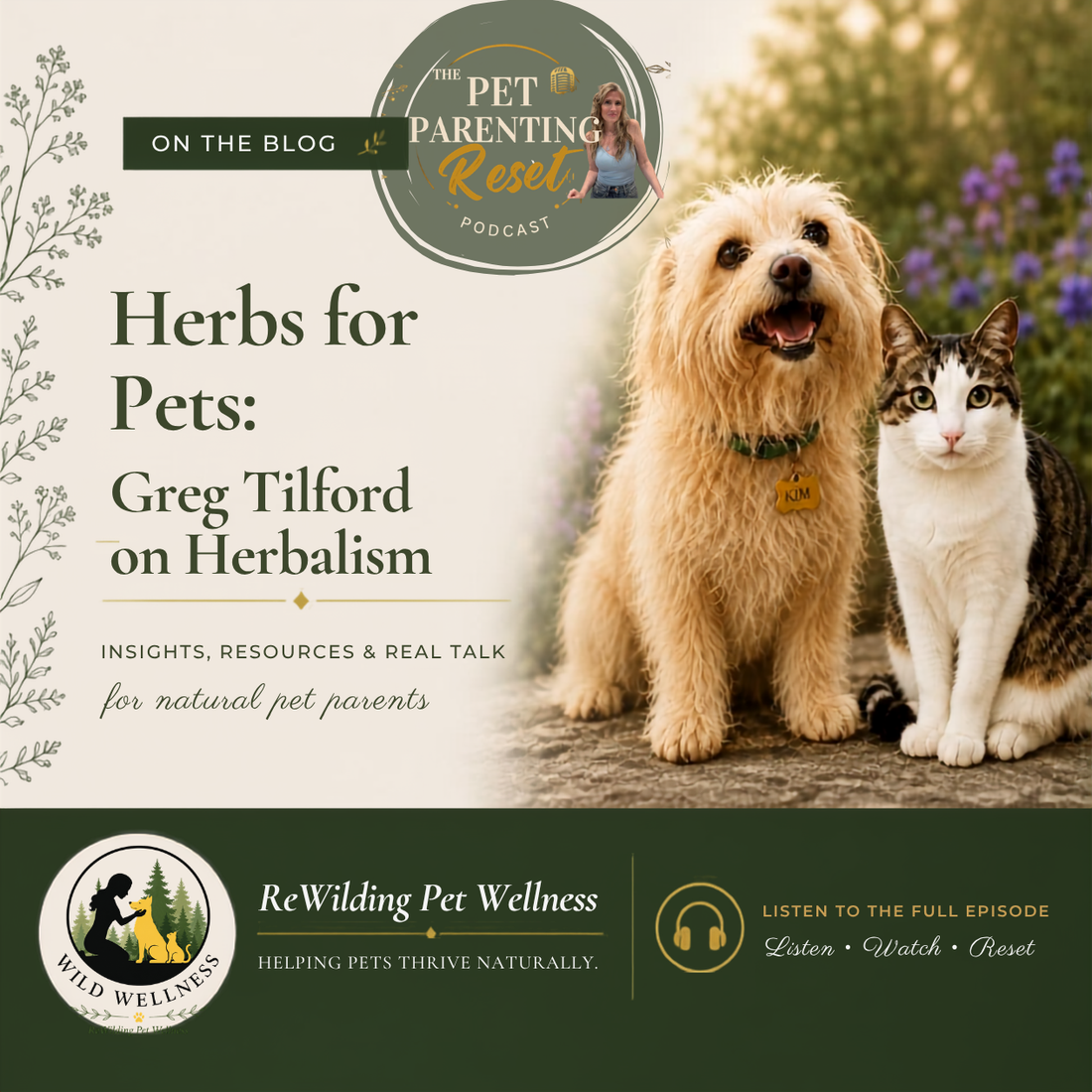Herbal Medicine for Pets: Greg Tilford on Real Herbalism