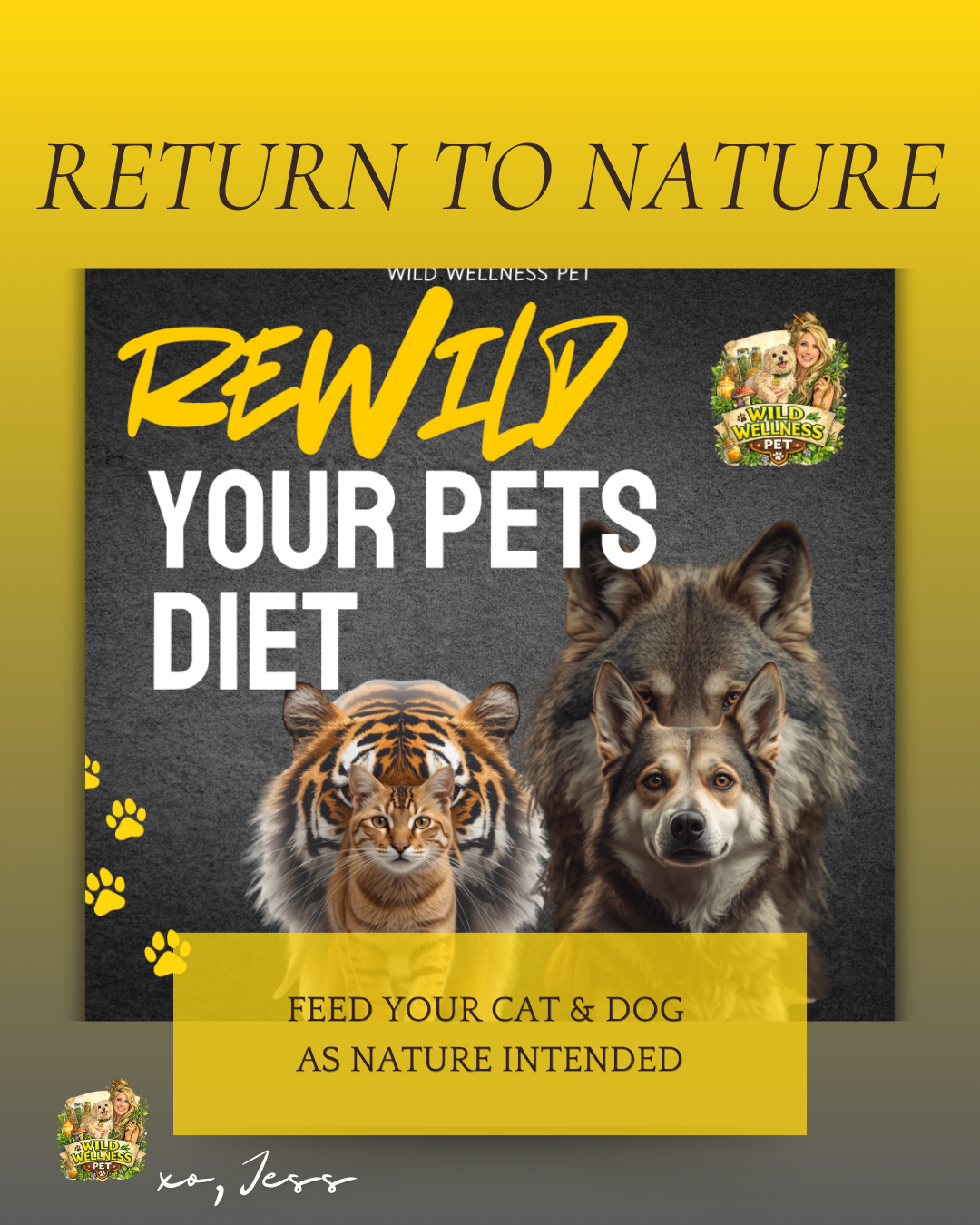 Rewild Your Pet’s Diet: A New Way to Feed Dogs & Cats
