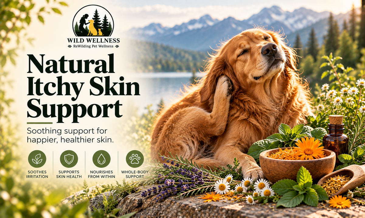 Natural Itchy Skin Support for Dogs