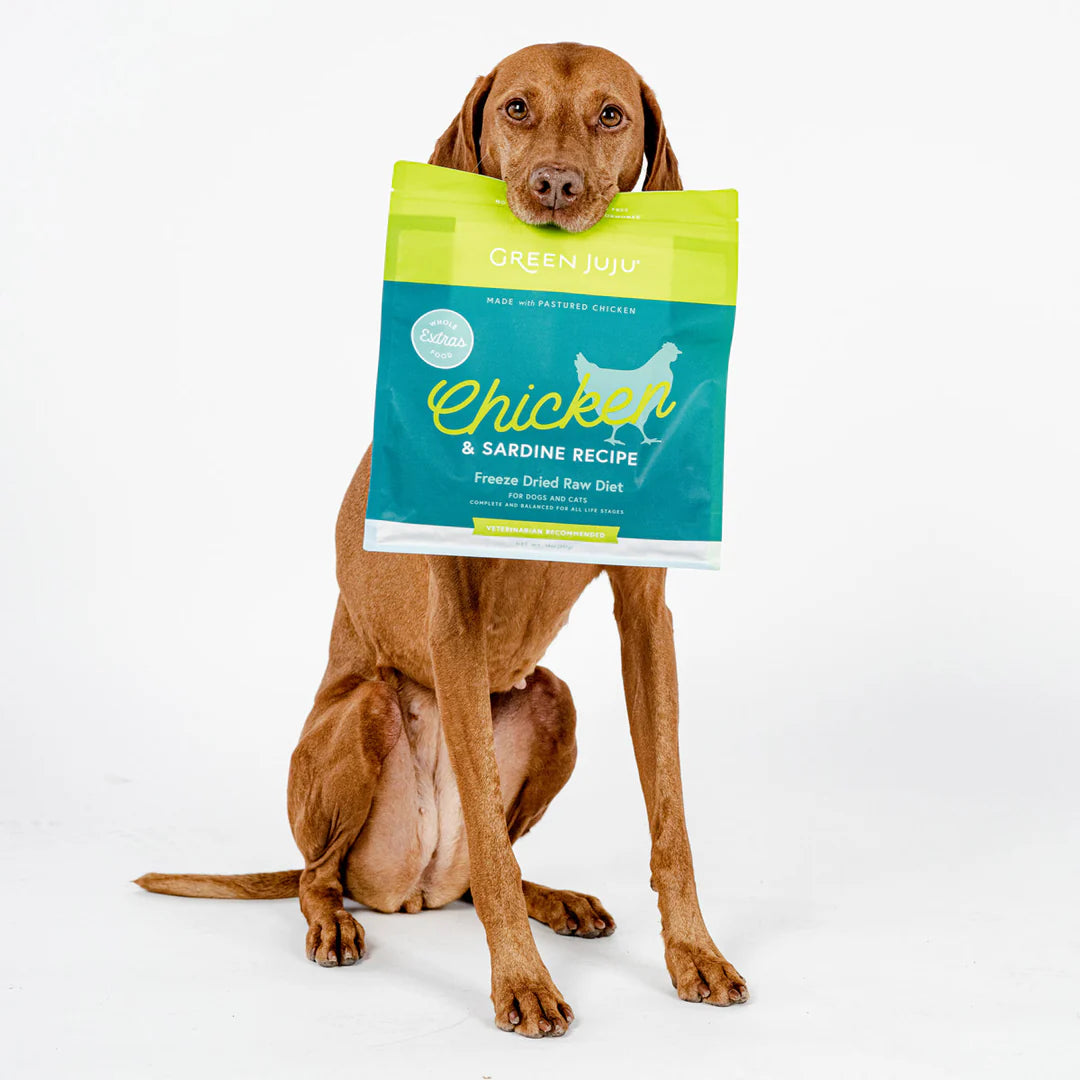 Green Juju Freeze-Dried Extras Raw Recipes for Dogs & Cats