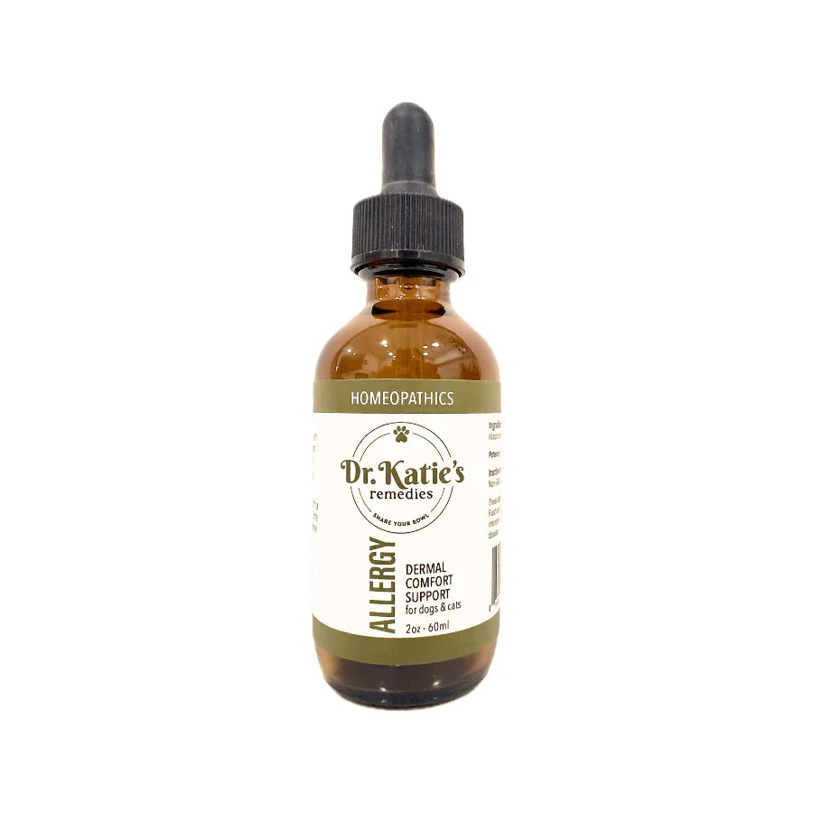 Allergy - Dr. Katie’s Remedies 2 oz Tincture for Dogs & Cats (Dermal Comfort & Itch Support)