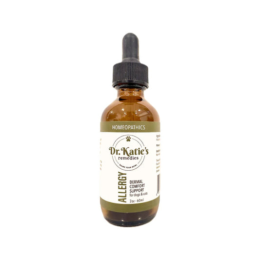 Allergy - Dr. Katie’s Remedies 2 oz Tincture for Dogs & Cats (Dermal Comfort & Itch Support)