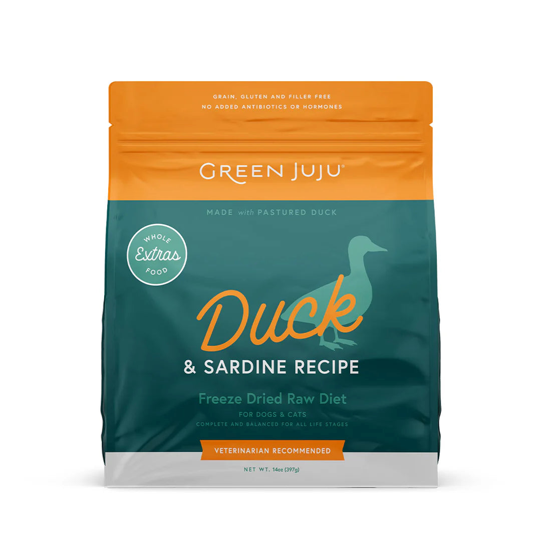 Green Juju Freeze-Dried Extras Raw Recipes for Dogs & Cats
