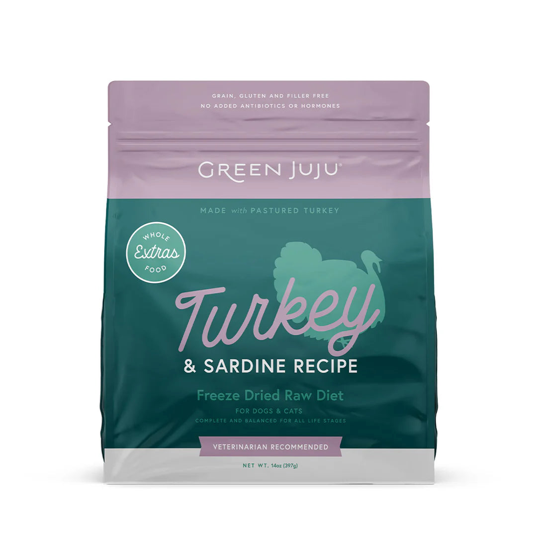 Green Juju Freeze-Dried Extras Raw Recipes for Dogs & Cats
