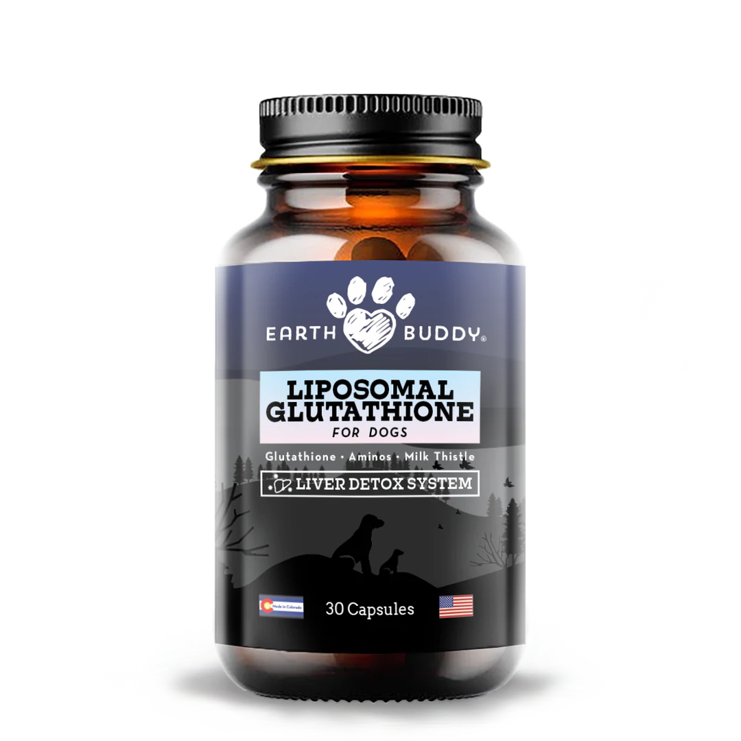 Liposomal Glutathione for Dogs — Liver Detox & Antioxidant Support (EarthBuddy)