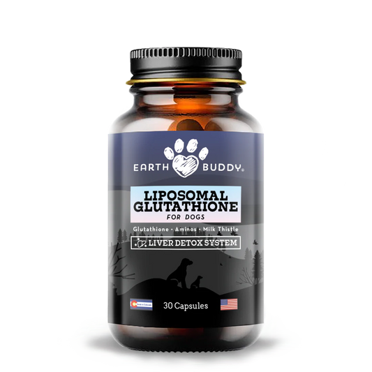 Liposomal Glutathione for Dogs — Liver Detox & Antioxidant Support (EarthBuddy)