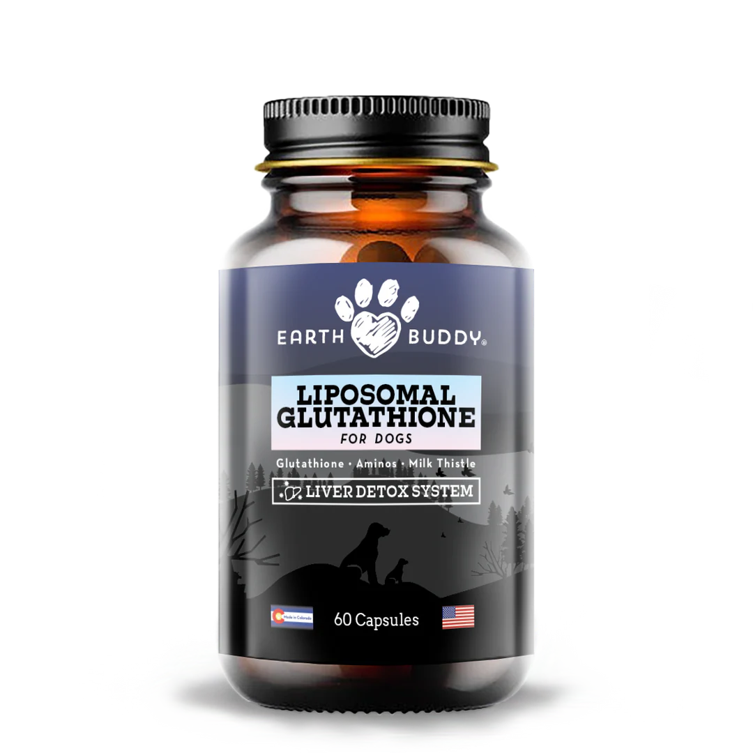 Liposomal Glutathione for Dogs — Liver Detox & Antioxidant Support (EarthBuddy)