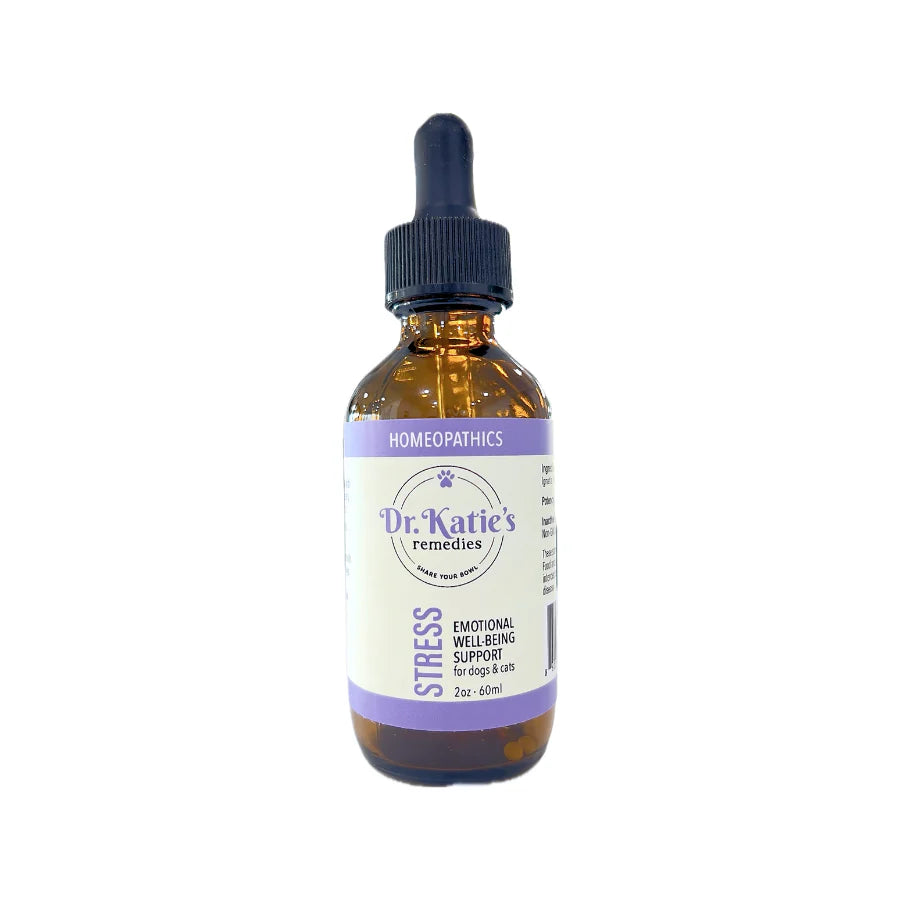 Stress - Dr. Katie’s Remedies 2 oz Tincture for Dogs & Cats (Emotional Well‑Being Support)